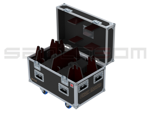 Santosom Rigging Flight case PRO, 2x ChainMaster D8+