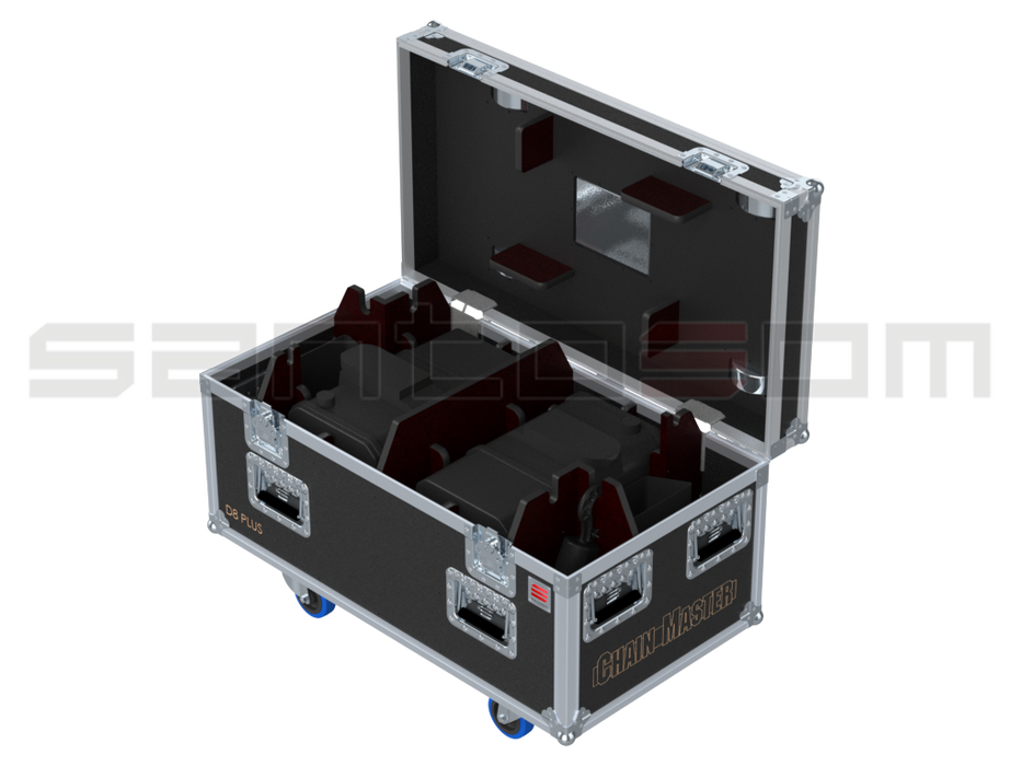 Santosom Rigging Flight case PRO, 2x ChainMaster D8+ SB4/10H