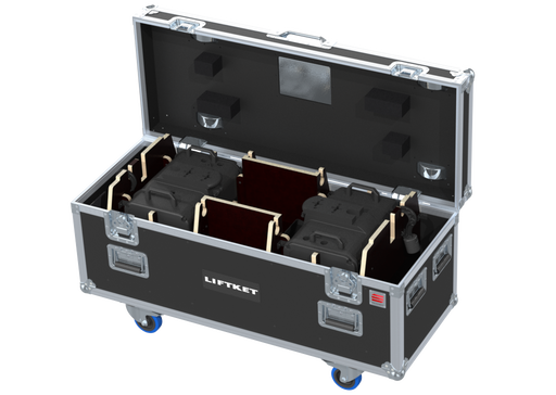 Santosom Rigging Flight case PRO, 2x LIFTKET \ CHAINMASTER 1T D8 (MB4.