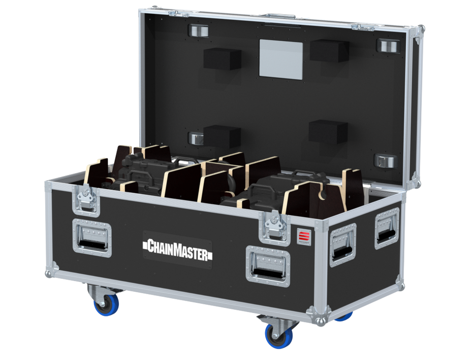 Santosom Rigging Flight case PRO, 2x ChainMaster Ultra 1000 kg D8+