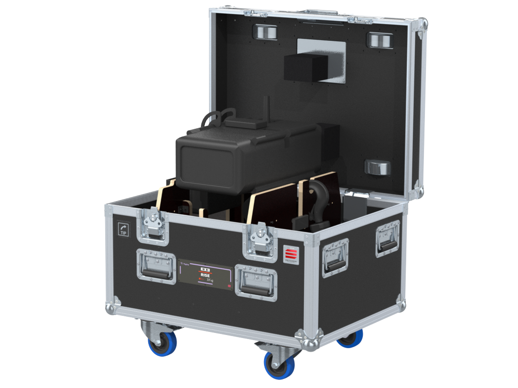 Santosom Rigging Flight case PRO, 1X EXE-Rise D8+ 1000kg DC