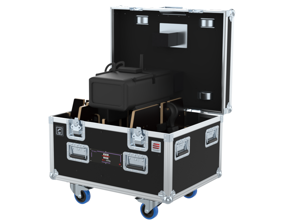 Santosom Rigging Flight case PRO, 1X EXE-Rise D8+ 1000kg DC