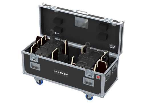 Santosom Rigging Flight case PRO, 2x LIFTKET STAGEKET 400Kg D8+