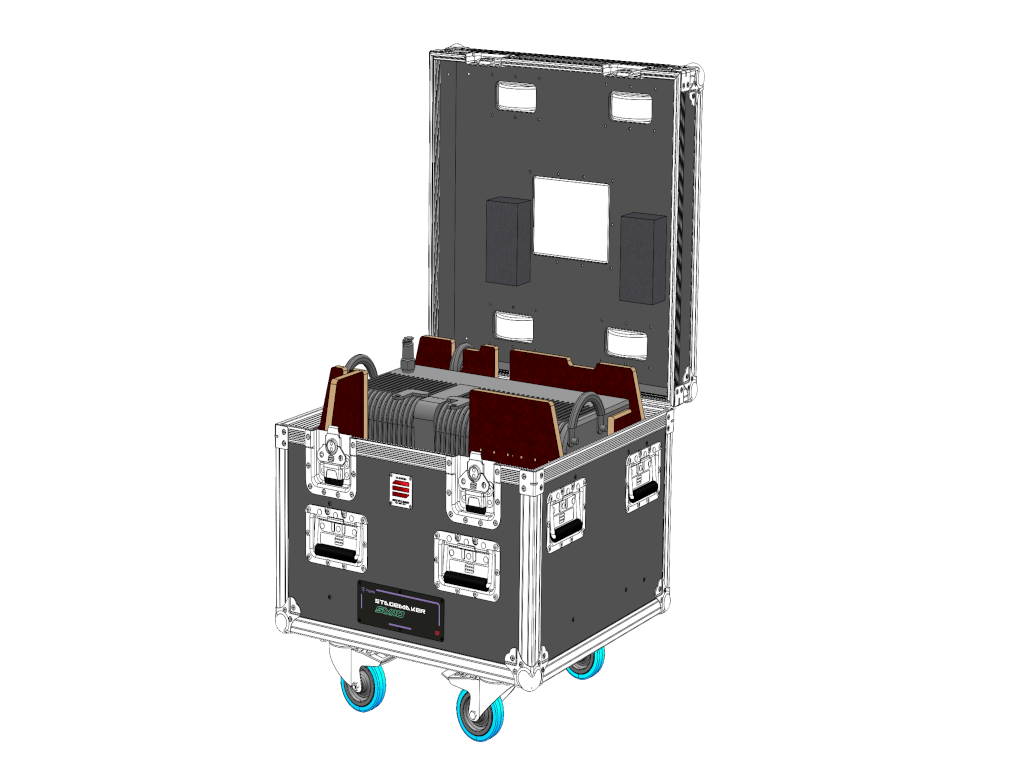 Santosom Rigging Flight Case PRO, Verlinde Stagemaker SM10 (588x283x175mm)