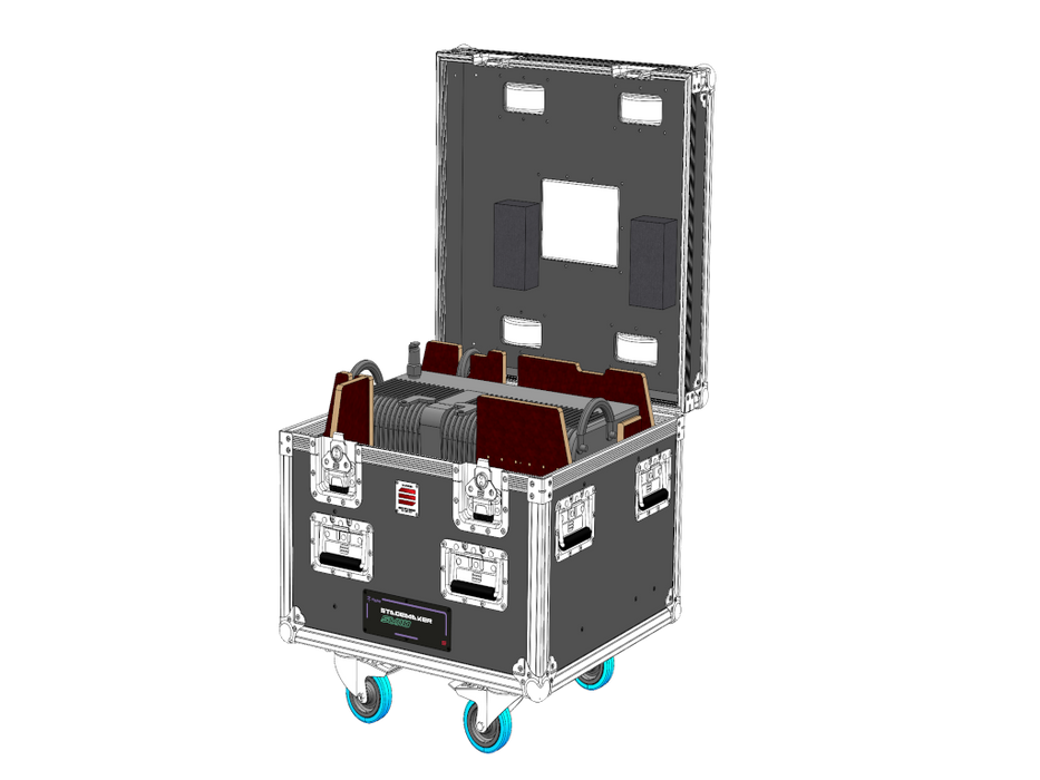 Santosom Rigging Flight Case PRO, Verlinde Stagemaker SM10 (588x283x175mm)