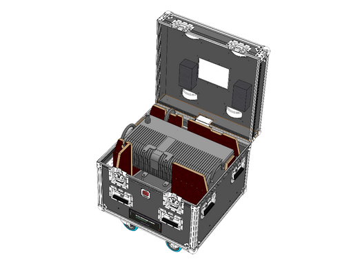 Santosom Rigging Flight Case PRO, Verlinde Stagemaker SM10 (588x283x175mm)