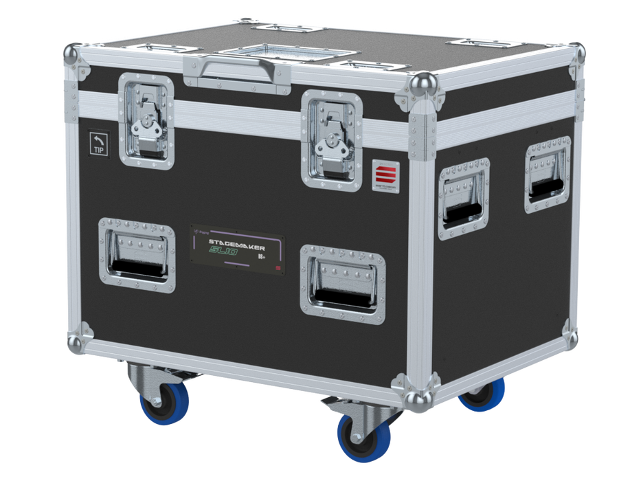 SANTOSOM Rigging Flight case PRO, 1x Verlinde Stagemaker D8+ SL10 1T (25m ch