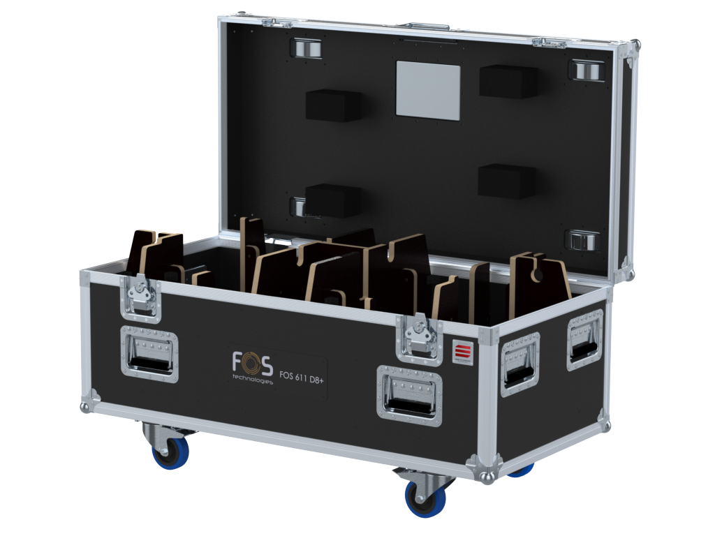 Santosom Rigging Flight case PRO, 2x FOS 611 D8+