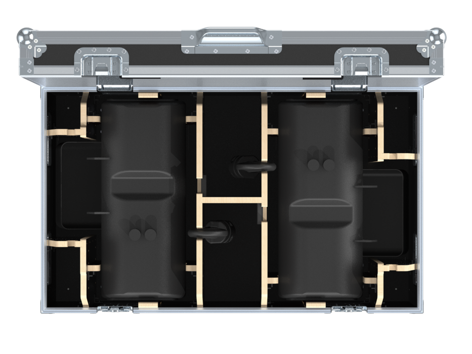 Santosom Rigging Flight case PRO, 2x CM Lodestar NH D8+ 500Kg