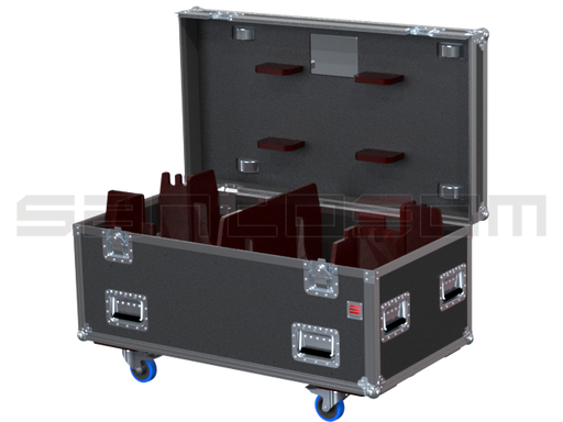 Santosom Rigging Flight case PRO, 2x CM Lodestar D8 Mod. J/JJ/L/LL/R/RR