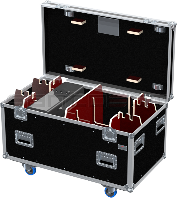 Santosom Rigging Flight Case Pro, 2x Climbing DMK4 1T