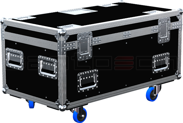 Santosom Rigging Flight Case Pro, 2x CLIMBING DMK3 0,5T