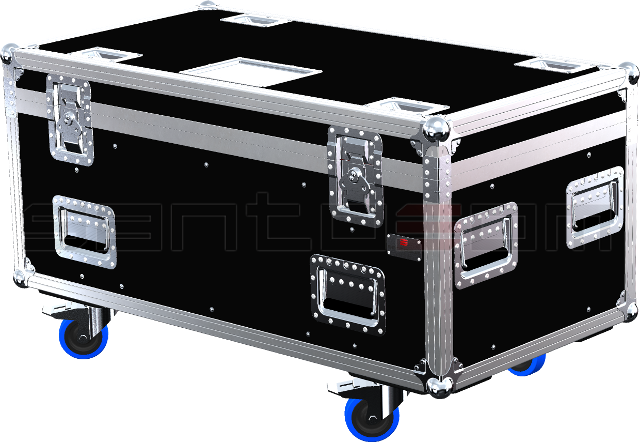 Santosom Rigging Flight Case Pro, 2x CLIMBING DMK3 0,5T