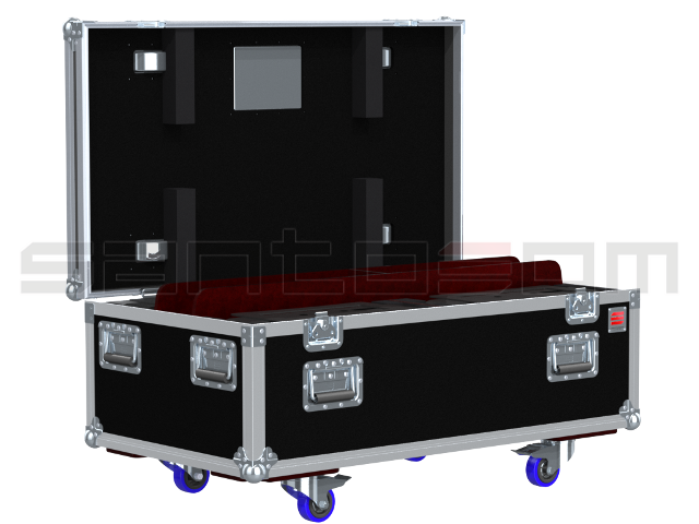 Santosom Custom Made Flight case PRO, 4x SGM P-5/Q-7/X-5