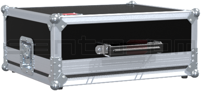 Santosom Lighting controller Flight case, Avolites Titan Mobile + Laptop