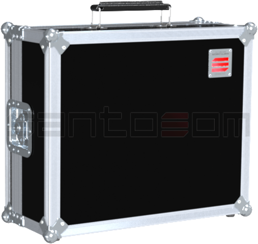 Santosom Lighting controller Flight case, Avolites Titan Mobile + Laptop