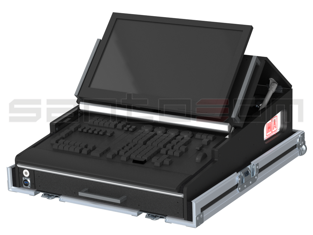 Santosom Lighting controller Flight case PRO, JANDS VISTA S1