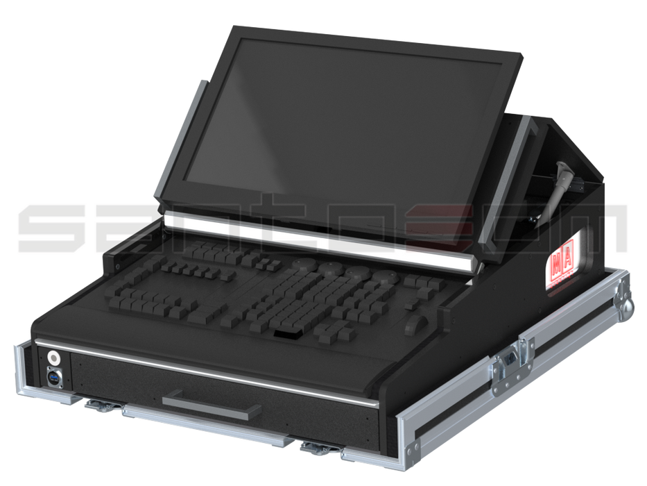 Santosom Lighting controller Flight case PRO, JANDS VISTA S1