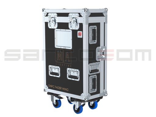 Santosom Lighting controller Flight case PRO-5, GrandMA2 OnPc Fader Wing