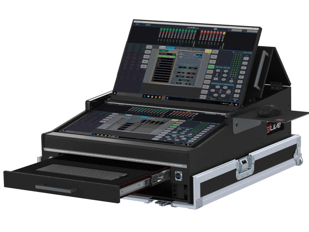 Santosom Flight case PRO-5R, Allen &Heath dLive Director