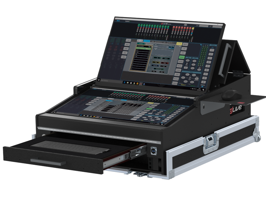 Santosom Flight case PRO-5R, Allen &Heath dLive Director