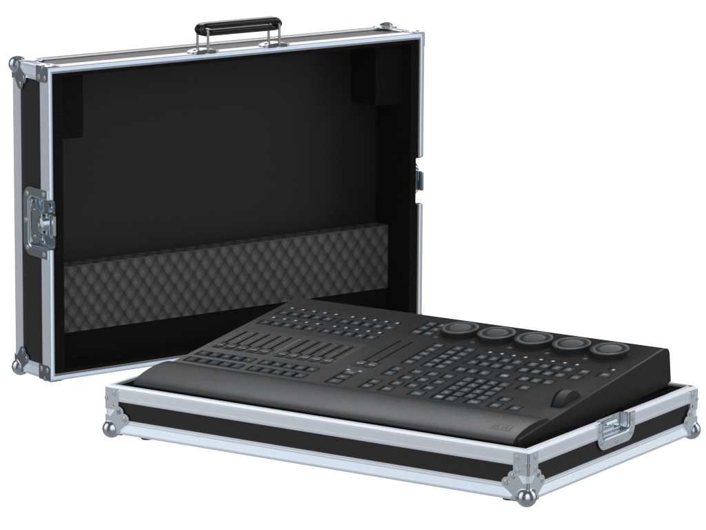 Santosom Flight case LW, GrandMA3 on PC Command Wing