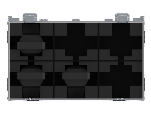 Santosom Projector Flight case, 6x Chauvet Ovation RÊVE F-3