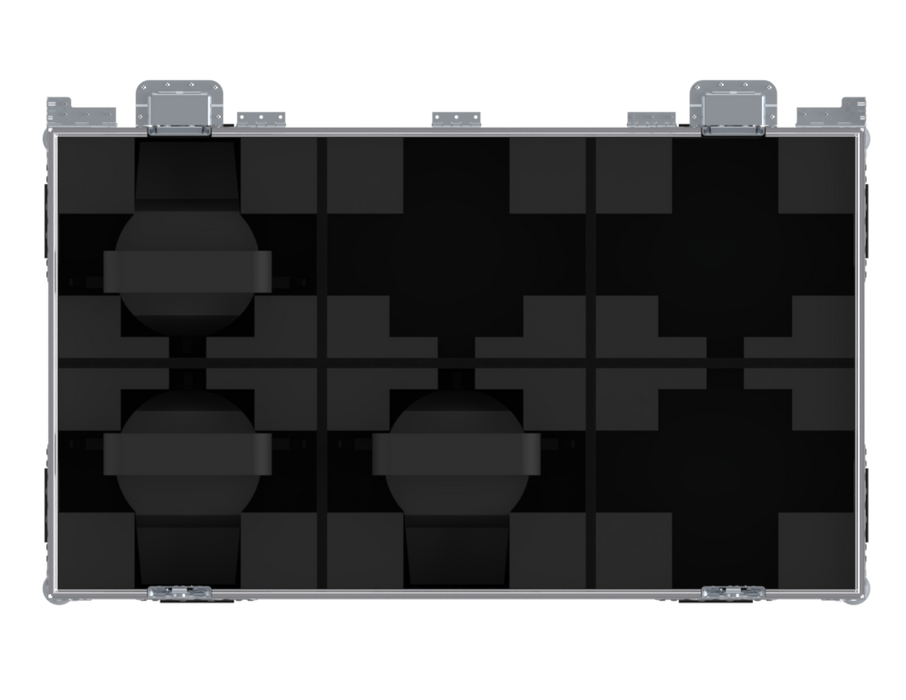 Santosom Projector Flight case, 6x Chauvet Ovation RÊVE F-3