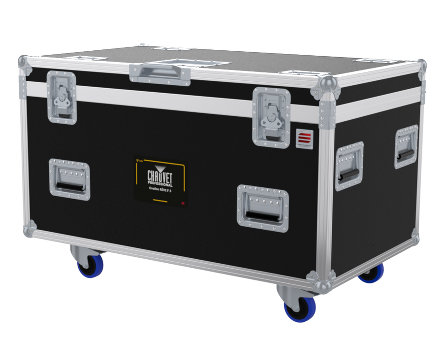 Santosom Projector Flight case, 6x Chauvet Ovation RÊVE F-3