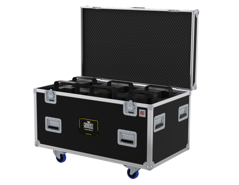 Santosom Projector Flight case, 6x Chauvet Ovation RÊVE F-3
