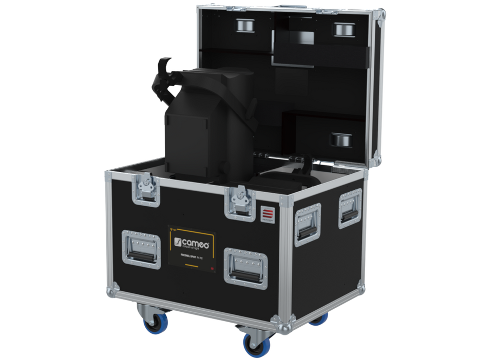 Santosom Projector Flight case PRO, 2x Cameo Fresnel Spot F4 FC (CO)