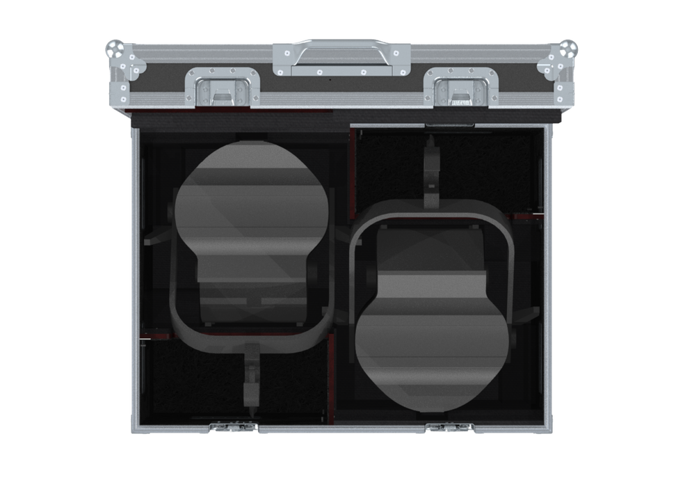 Santosom Projector Flight case PRO, 2x Cameo Fresnel Spot F4 FC (CO)