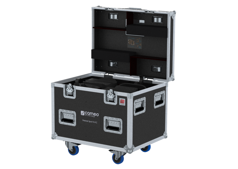 Santosom Projector Flight case PRO, 2x Cameo Fresnel Spot F4 FC (CO)