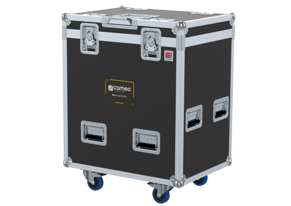 SANTOSOM Projector Flight case PRO-2, 4x CAMEO P2 Series w/ lens (25-50)+ Acces