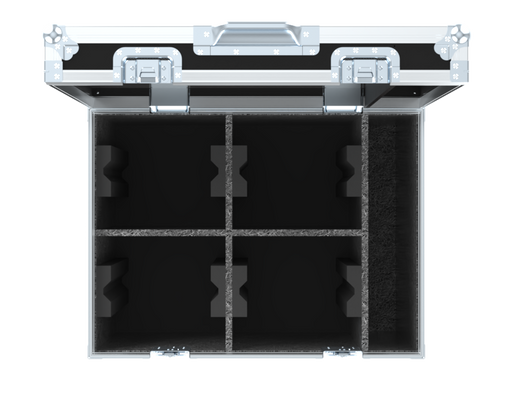 Santosom Flight case PRO-1, 4x Lens Chauvet Ovation Zoom 15-30º