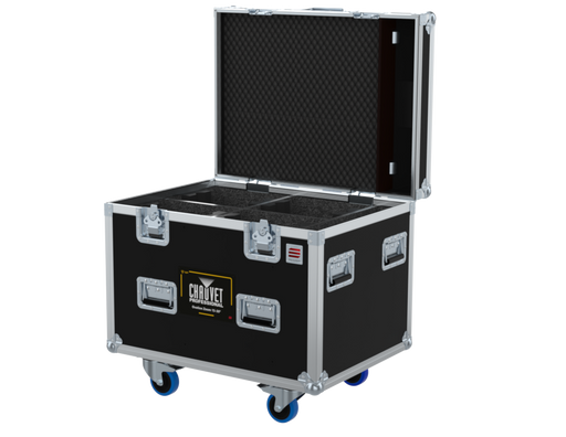 Santosom Flight case PRO-1, 4x Lens Chauvet Ovation Zoom 15-30º