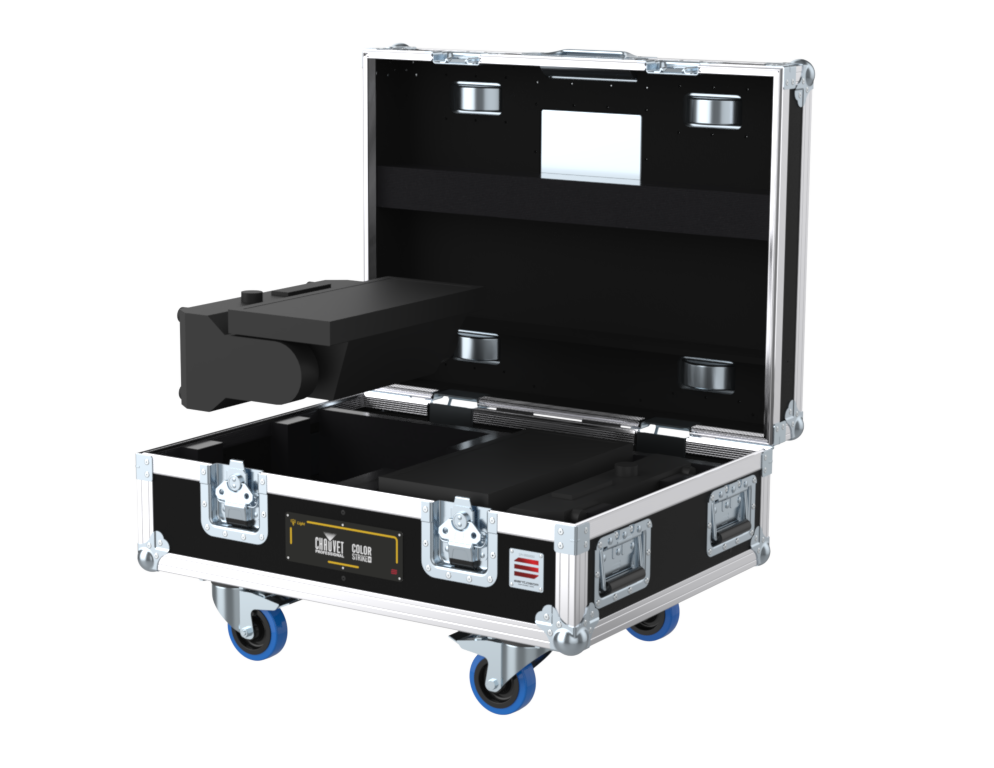 Santosom Blinder Flight Case PRO, 2x Chauvet Strike M