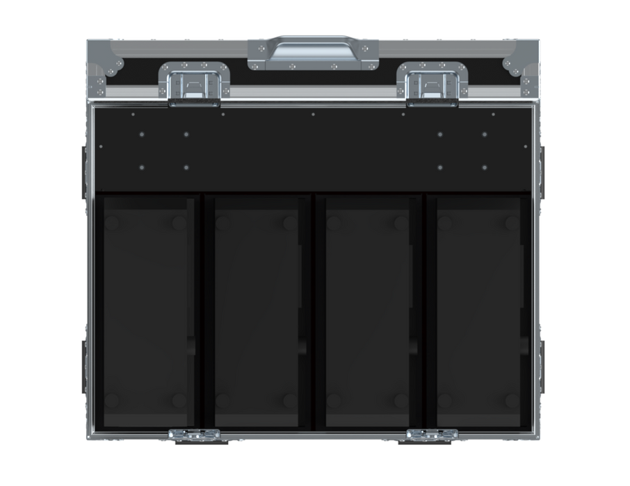 Santosom Blinder Flight Case PRO, 4x Chauvet Strike M