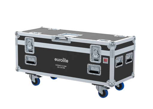 Santosom Blinder Flight case PRO-2, 6x Eurolite Audience Blinder 2x100 COB WW