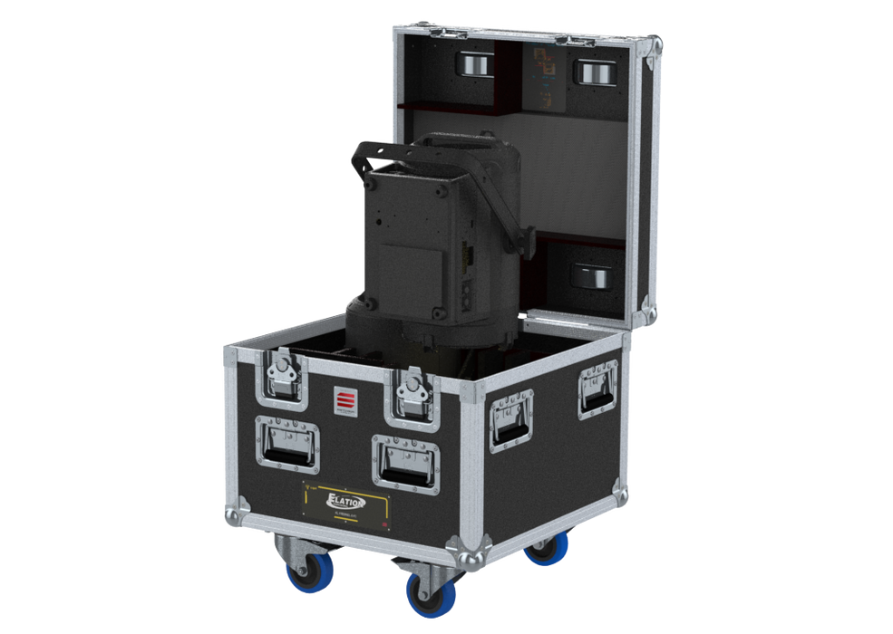 Santosom Projector Flight case, 2x Elation KL FRESNEL 8