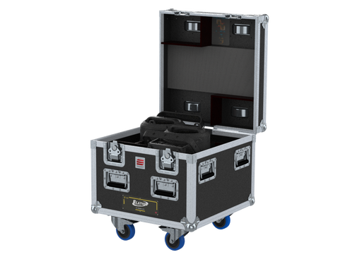 Santosom Projector Flight case, 2x Elation KL FRESNEL 8