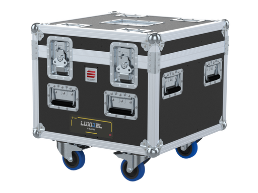 Santosom Blinder Flight case, 4x LUXIBEL B BLINDED (clamps off)