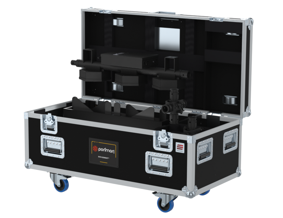 Santosom Blind Flight case PRO, 4x Portman Element Evo