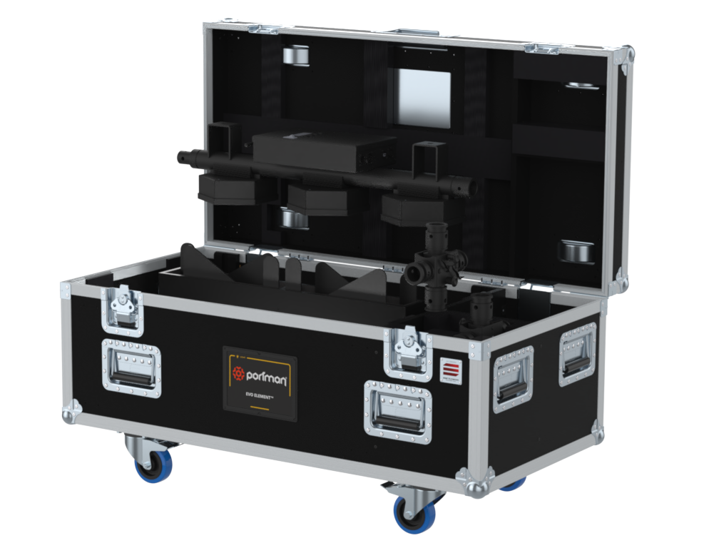 Santosom Blind Flight case PRO, 4x Portman Element Evo
