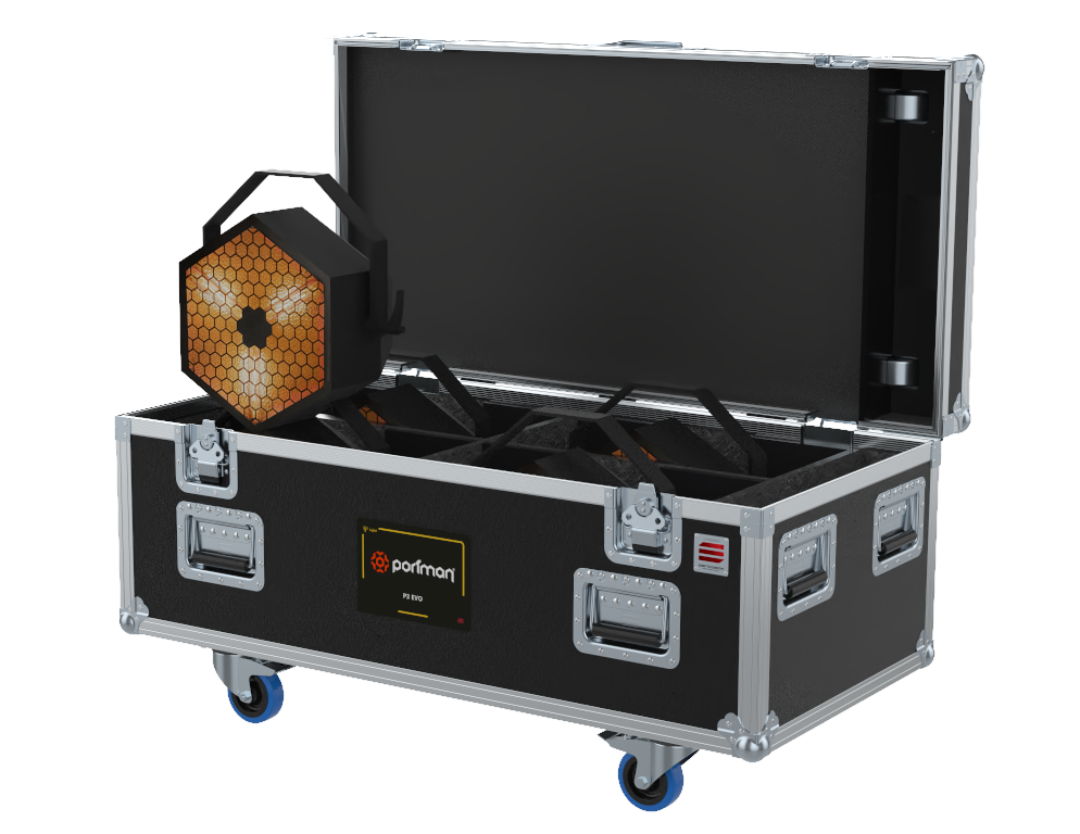 Santosom Projector Flight case PRO, 4x Portman P3 EVO — Santosom ...