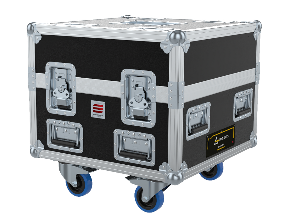 Santosom Blinder Flight case PRO, 4x Prolights Sunrise 2IP (clamps on)