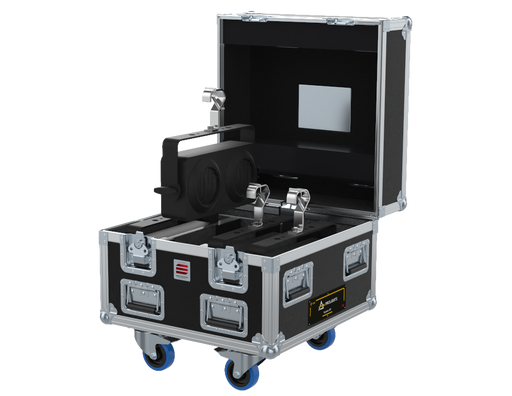 Santosom Blinder Flight case PRO, 4x Prolights Sunrise 2IP (clamps on)