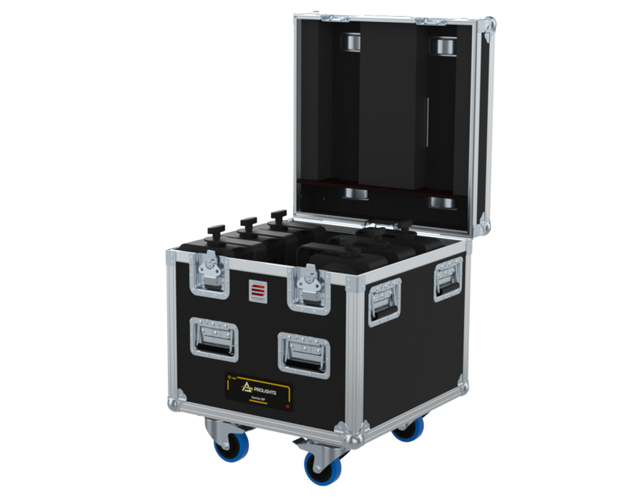 Santosom Blinder Flight case PRO, 6x Prolights Sunrise 2IP (clamps on)