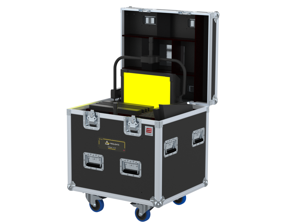 SANTOSOM Projector Flight case PRO, 2x PROLIGHTS ECL PANEL TWCJR