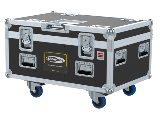 SANTOSOM Flight case PRO1, 6x Showtec Spectral M3000 Zoom Q4 MKII